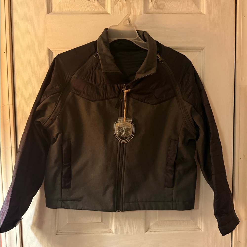 (SALE) STS boys size large jacket/vest  with Zip Closures